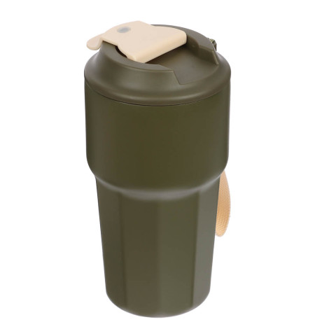 Термос-кружка тм BY Русские супергерои 420мл, нержавеющая сталь 18/10