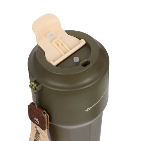 Термос-кружка тм BY Русские супергерои 420мл, нержавеющая сталь 18/10