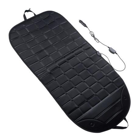 ЕРМАК Накидка с подогревом, 12В, регулятор, 95x50 см, провод 130 см, черный