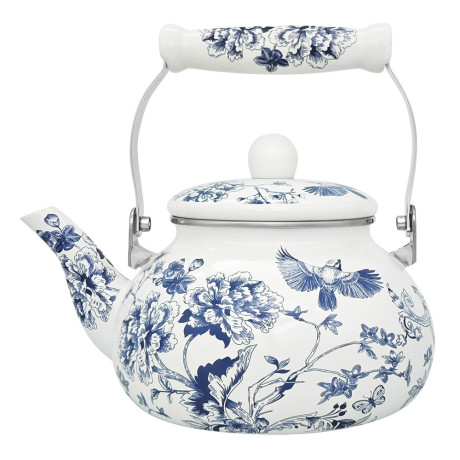 Чайник эмалированный тм VETTA Флорал, 2,5л, индукция