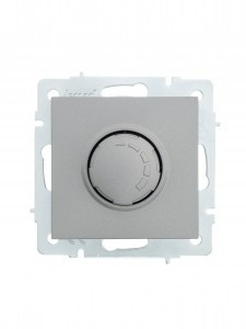 Lezard VESNA мех. диммер СУ 1 кл. 16А (1000Вт) платина (корп. ABS) 742-3588-157
