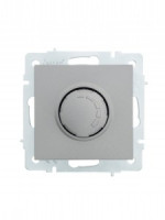 Lezard VESNA мех. диммер СУ 1 кл. 16А (1000Вт) платина (корп. ABS) 742-3588-157