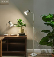 Uniel св-к напольный торшер Е27 60W, мех.выкл. металл/пластик, белый UML-T700 WHITE