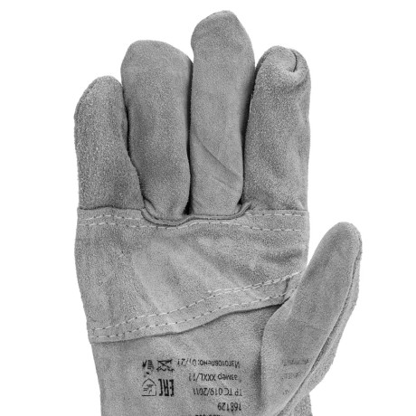 Перчатки спилковые комбинированные,