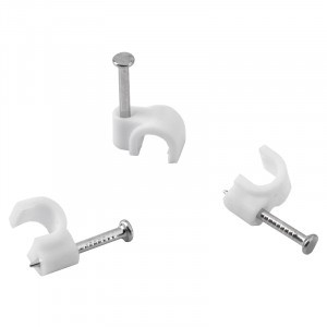 General скоба круглая пластиковая 30мм (уп.100шт, цена за уп.) для крепления кабеля GBF-30-50-R 4755