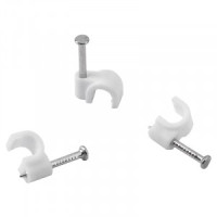 General скоба круглая пластиковая 30мм (уп.100шт, цена за уп.) для крепления кабеля GBF-30-50-R 4755