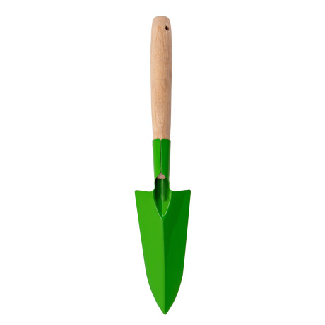 Совок посадочный узкий, 65 х 345 мм, стальной, деревянная рукоятка, Агроном, Сибртех