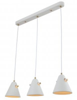 Rivoli подвес 3141-203 Chelsea 3хЕ14 40W 660х140х960  белый, латунь 55470