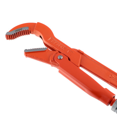 ЕРМАК Ключ трубный рычажный изогн. губы, р-р 1"