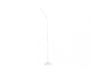 Ultraflash UF-830 C01 св-к напольный торшер 12W 4500К 4K 3реж. металл/пластик+резина, белый