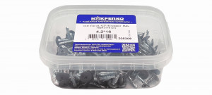 Саморез п\ш св. 4,2*16 графит RAL 7024 (175шт) 1/6 НАКРЕПКО 205309