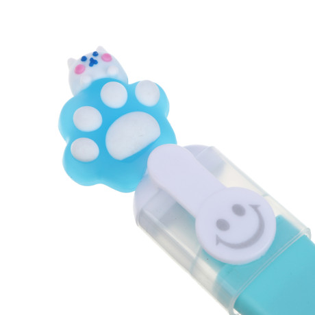 Маркер-выделитель, колпачок в форме котика на лапке, 6 цветов