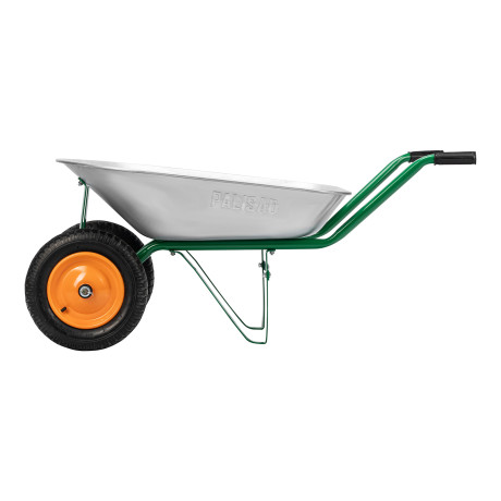 Тачка садовая, 2-х колесная, грузоподъемность 170 кг, объем 78 л Palisad