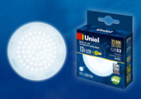 Uniel GX53 св/д 13W(1150lm) 6500K 6K 75х28 матовая LED-GX53-13W/6500K/GX53/FR