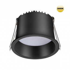 NOVOTECH 359235 SPOT NT23 000 черн св-к встр.св/д IP20 LED 9W 220V 540lm 3000К TRAN