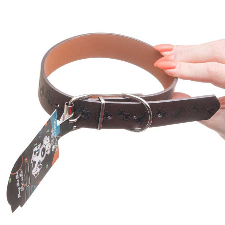 Ошейник 52*2,5 см полиуритан с рисунком МИКС NA2617 (480