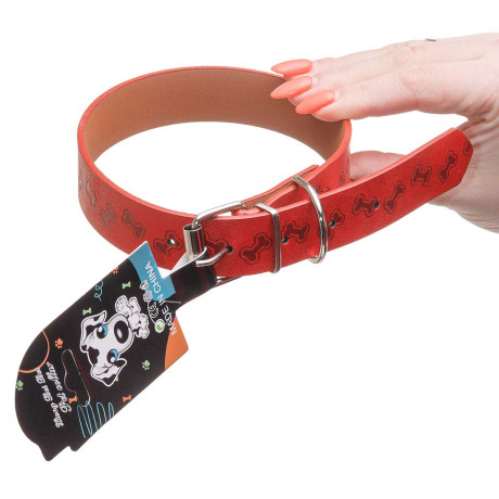 Ошейник 52*2,5 см полиуритан с рисунком МИКС NA2617 (480