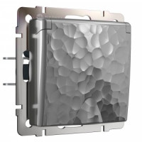 Werkel Hammer мех. роз. СУ 1 мест. 16А земля шторки крышка СЕРЕБРЯНЫЙ W1271206 a052077