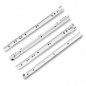 Направляющие роликовые 350/0,8 мм белый (комплект 2шт, цена за комплект) (25) StahlBuro