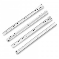 Направляющие роликовые 350/0,8 мм белый (комплект 2шт, цена за комплект) (25) StahlBuro