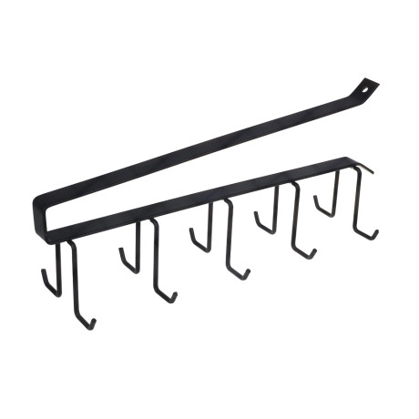 Вешалка подвесная на полку тм VETTA, 10 крючков, 26х7см, металл
