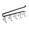 Вешалка подвесная на полку тм VETTA, 10 крючков, 26х7см, металл