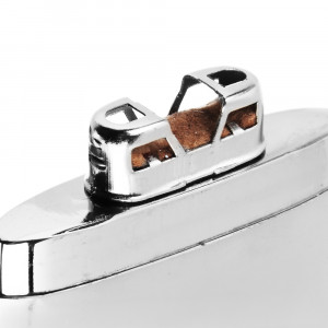 ЕРМАК Грелка каталитическая для рук, чехол в комплекте, 9,8х6,8х1,6см, цинковый сплав