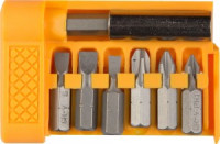 Набор STAYER &quot;STANDARD&quot; Биты с магнитным адаптером в плоском мини-боксе, 7 предметов