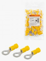 TDM Наконечник кольцевой изолированный НКИ с легким вводом проводника 6,0-6 (100 шт.)  SQ0502-0209