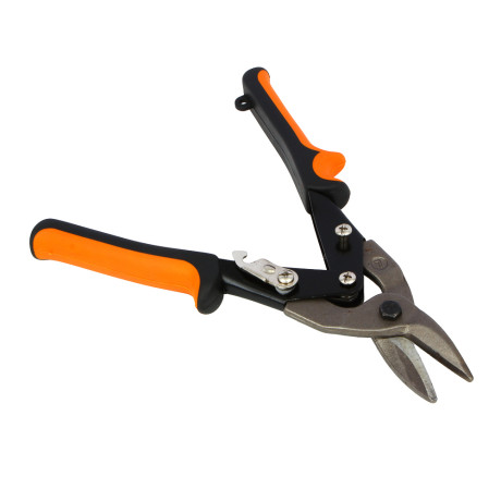 ЕРМАК Ножницы по металлу 250 мм, двухкомпонентная рукоятка, левый