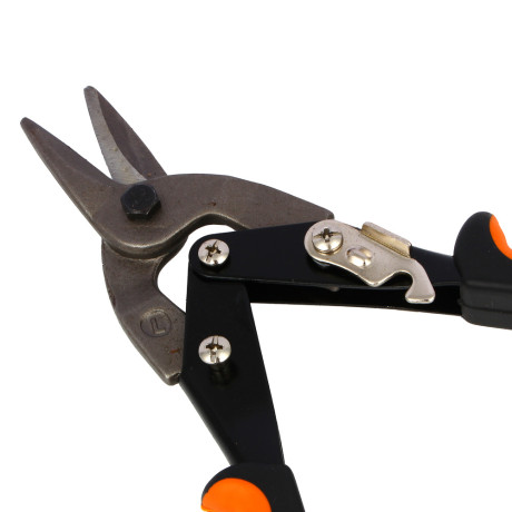 ЕРМАК Ножницы по металлу 250 мм, двухкомпонентная рукоятка, левый