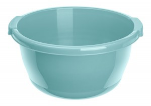 Таз круглый 10л, d=37см, голубой 431212802 Бытпласт