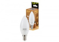 ФАЗА свеча C37 E14 12W(740lm) 3000K 2K 37х100 пластик/матовый .5038509