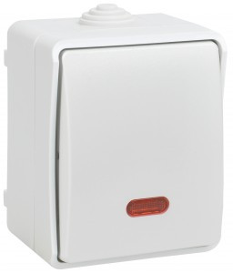 IEK FORS выкл. (проходной) ОУ 1 кл. 10А (инд.) белый ВС20-1-1-ФБ EVS11-K01-10-54-DC