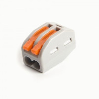 STEKKER клемма СМК с рычагом LD222-612, 2х4(6)мм2 41A (уп.50шт цена за шт) 39866