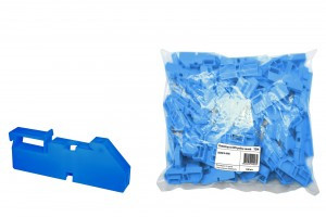 TDM изолятор на DIN рейку синий (уп.100, цена за шт) SQ0810-0002