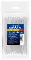 Safeline хомут (стяжка) нейлон 2,5х160 БЕЛЫЙ (уп.100шт, цена за уп.) PRO 24831