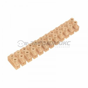 REXANT КВ-14 колодка винтовая (ЗВИ), 12 пар, 20А "п/э", (уп. 10 шт.) цена за шт (10!), 07-5014