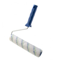 Валик &quot;Водные краски&quot;, 250 мм, ворс 12 мм, D - 36 мм, D ручки - 6 мм, полиэстер Сибртех