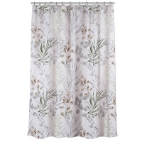 VETTA Шторка для ванной, ПЕВА, 60 г/м2, 180х180см, Листья, 037