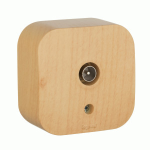 IEK QUTEO роз. TV ОУ 1 мест. дерево (RG6) 782269