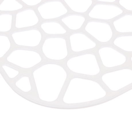 Коврик в раковину, 30х30см, пластик, цвет белый