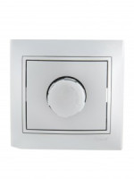 Lezard Мира диммер СУ 1 кл. 16А (800Вт) металлик серый (корпус PC) 701-1010-115