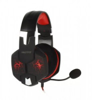 Игровая гарнитура (наушники) SmartBuy RUSH TAIPAN,динам.50мм, велюр, вирт.звук 7.1,чер/кр(SBHG-3200)