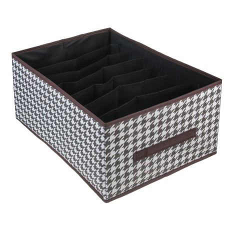 Органайзер для хранения тм VETTA Вудхауз, 7 отделов, полипропилен, картон, 43x30x20см