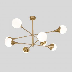 Eurosvet Люстра 8x20W G9 1030х1030х620 металл белый/латунь Calyx 60168/8 a068273