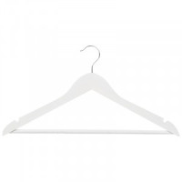 Вешалка-плечики 45см, дерево с перекладиной, белый 311388 Рыжий кот