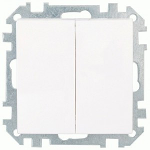 Bylectrica СТИЛЬ мех. 2 кл. выкл. безвинт. зажим, белый (С510-539)