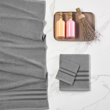 PROVANCE Фрэя Полотенце махровое, 100% хлопок, 70х130см, 360гр/м, серый