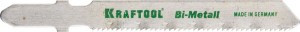 Полотна KRAFTOOL, T118AF, д/эл.лобзика, Bi-Met, по металлу (1,5-2мм), EU-хвост., 55/1,2мм, 2шт